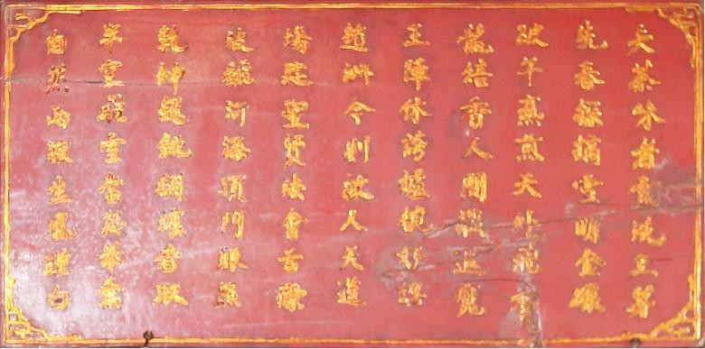 CĐP.117 - Bảng chữ