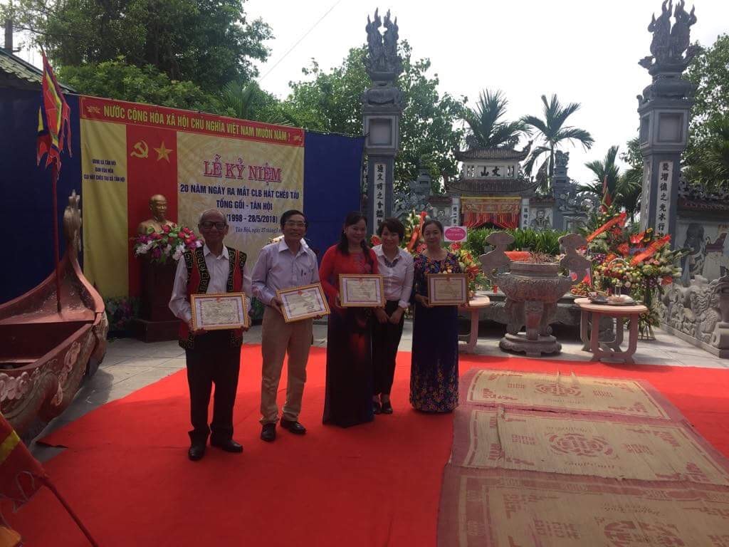 Lưu giữ và phát huy di sản Chèo tàu ở Đan Phượng