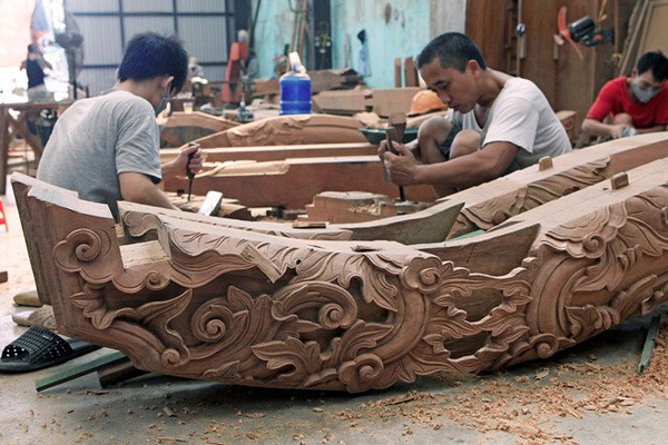 Làng nghề mộc Liên Hà